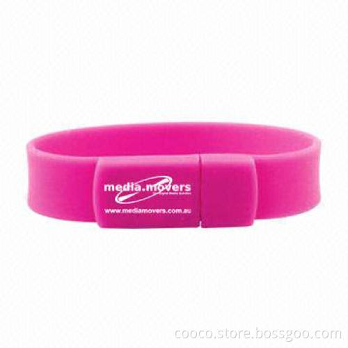 Bracelet Flash Memories, 1 to 256GB Capacity, 10-year Data Retention, Plug-and-play Function